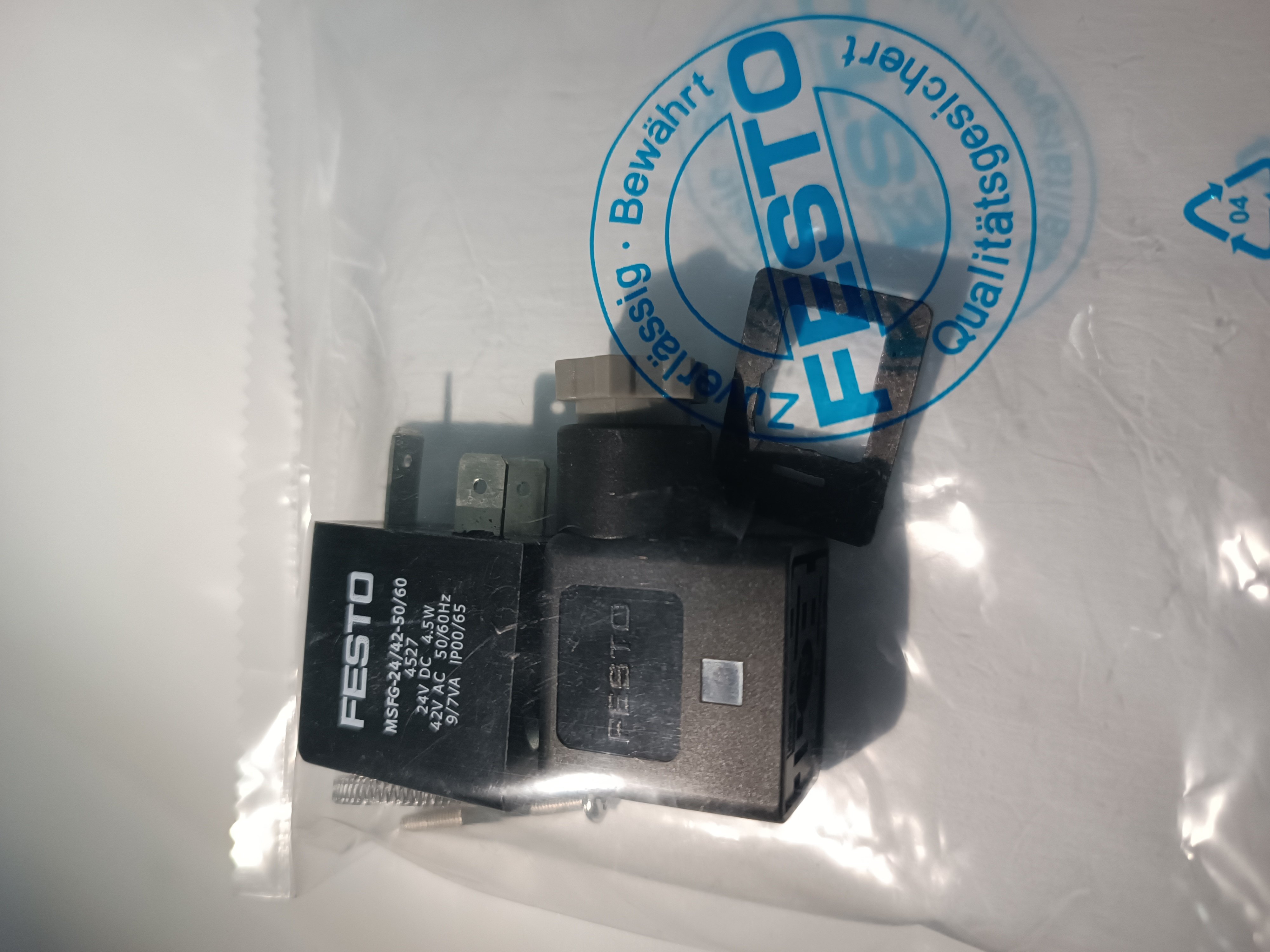 FESTO费斯托MFH JFMH电磁阀专用线圈MSFG-24/42-50/60 4527 现货