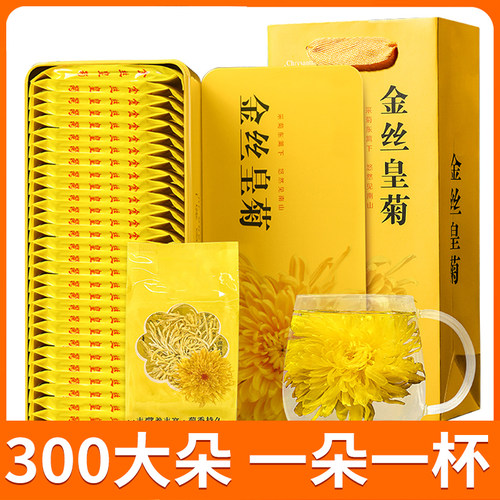 一朵一杯大朵金丝皇菊极速发货