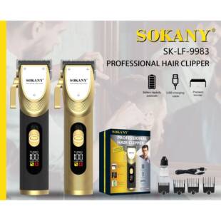 外贸SOKANY9983理发剪专业多功能电推剪可充电理发器HAIR CLIPPER