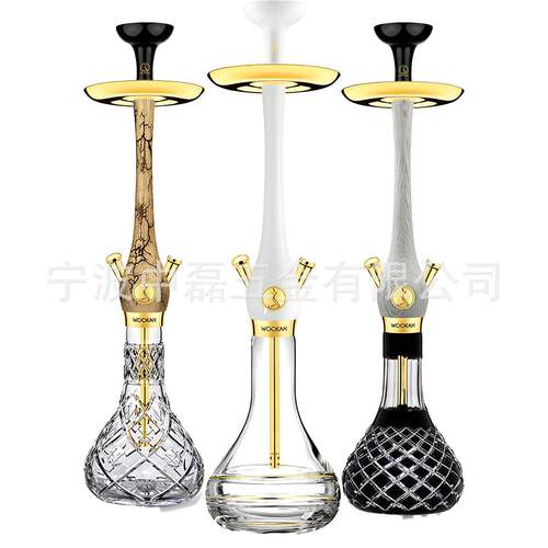酒吧夜店烟枪水烟shisha国产Wookah阿拉伯木头不锈钢水烟壶烟斗