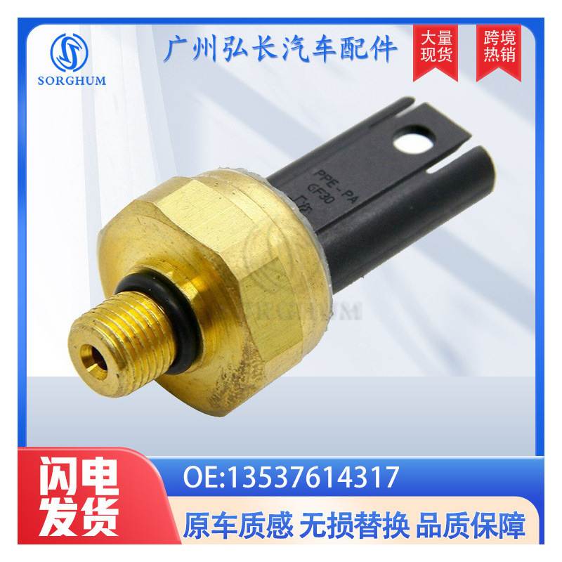 13537614317 51CP09-03适用宝马X6燃油共轨压力传感器油压传感器