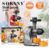 外贸SOKANY01001原汁机渣汁分离机果蔬榨汁机慢榨机SLOW JUICER