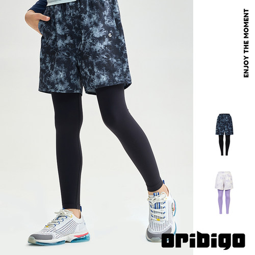 oribigo假两件运动裤干爽透气