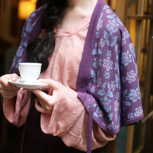 【乌梅糖】毛织衣唐褙子破裙墨名堂秋冬季百搭日常通勤汉服元素女