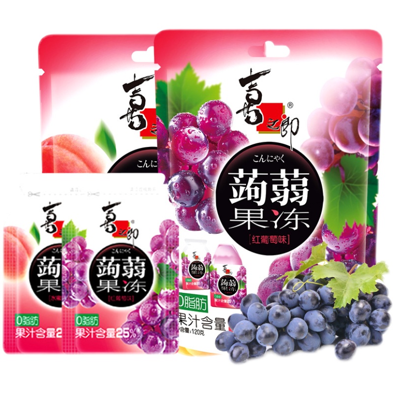 【4袋24包】喜之郎0脂蒟蒻果冻