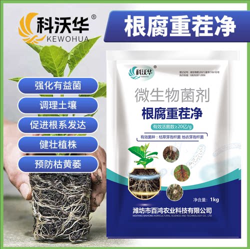 科沃华根腐重茬净枯草芽孢杆菌土壤消毒杀菌枯萎抗重茬微生物菌肥