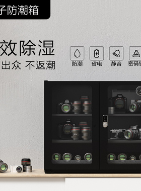 LENTHEM防潮箱 茶叶字画邮票柜 摄影设备干燥柜 新款密码锁 210W