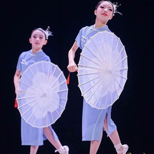 儿童古典舞旗袍演出服