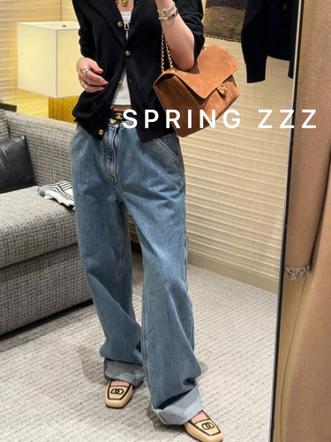 【Spring zzz】漫画鞋！2026夏季新款拼色小羊皮方头平底凉鞋
