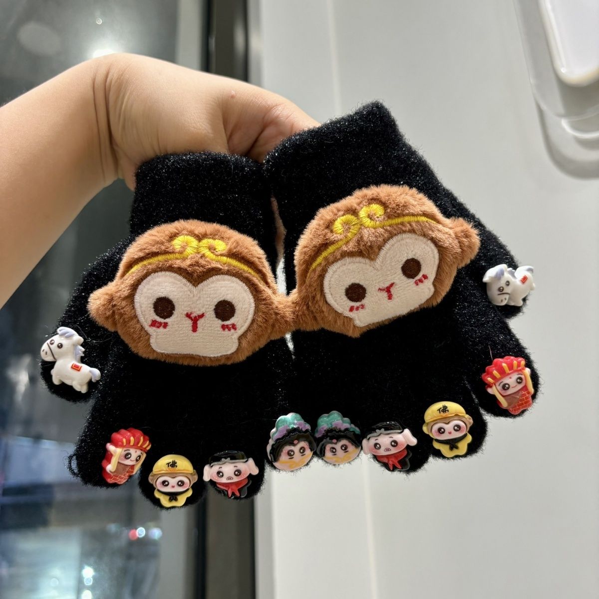 儿童卡通可爱五指套保暖加厚加绒