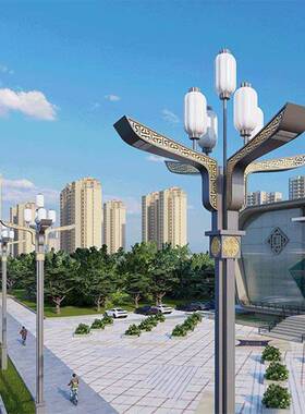 户外广场景观灯新型文创灯多功能智慧路灯组合灯大型市政道路灯