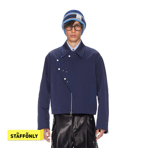 STAFFPM;Y直身剪裁短夹克