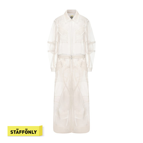 STAFFONLY 置景师连体服透明翻领设计师男款工装连体衣26春夏新品