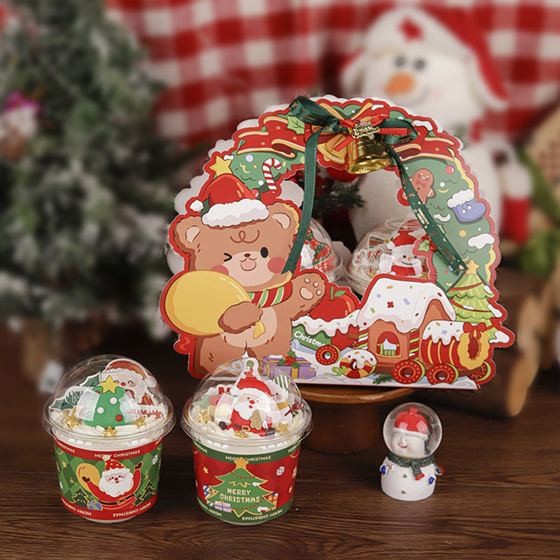 2025新款圣诞节波波杯手提盒糖果盒圣诞树老人小熊铃铛丝带烘焙,节庆用品/礼品,节日装扮用品,淘宝优惠券,粉丝福利购,淘宝优惠卷