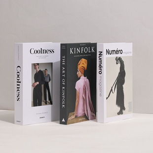 现代仿真书轻奢书本简约拍照道具书摆件装饰书书籍书柜装饰假书