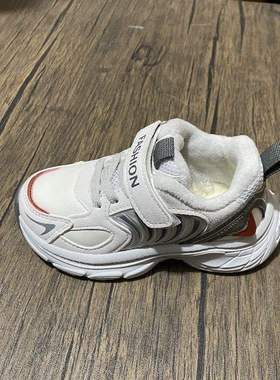 202624冬款男女童巴布机能鞋保暖防滑二棉加绒小中童宝宝运动鞋学