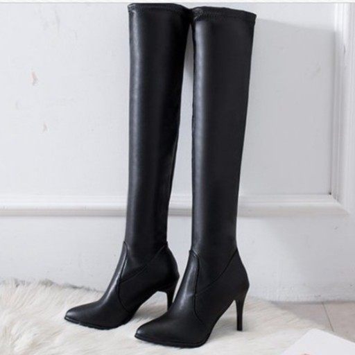 2026过膝长靴女靴高跟靴细跟尖头秋冬季新款弹力过膝靴女长筒靴,女鞋,骑士靴,淘宝优惠券,粉丝福利购,淘宝优惠卷