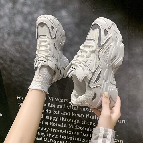 2026韩版老爹鞋子女年秋季新款ins潮厚底学生增高透气休闲运动女