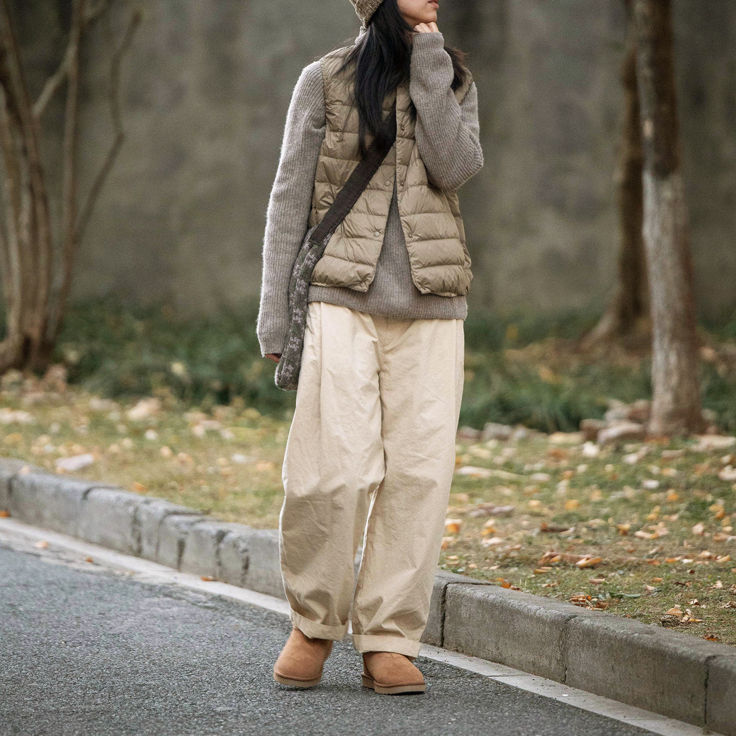 封面是花 100%棉 高密色织布 抽绳 直筒加绒长裤,女装/女士精品,时尚抓绒裤,淘宝优惠券,粉丝福利购,淘宝优惠卷