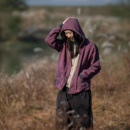 短款 连帽休闲运动 卫衣 100%棉针织 封面是花