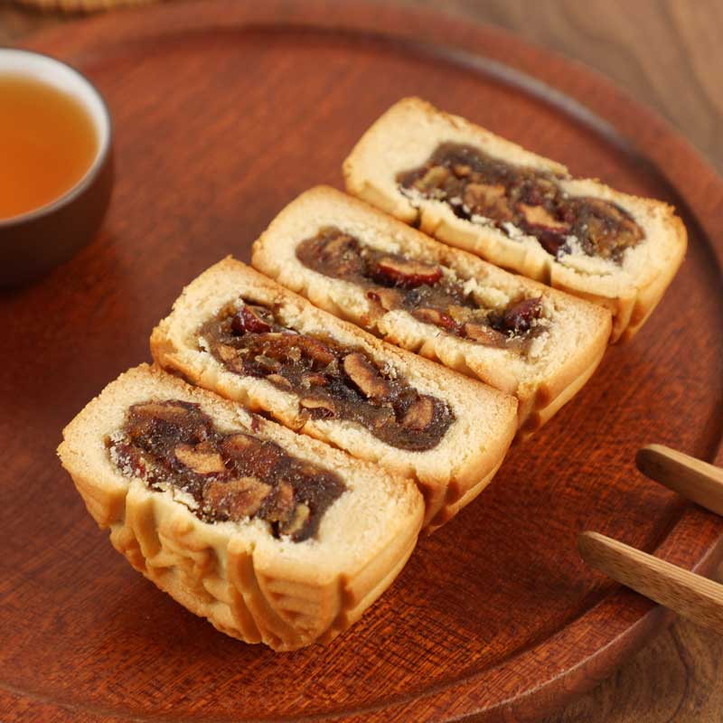 老式红枣月饼大枣月饼金丝枣果肉月饼独立包装中秋月饼厂家批发