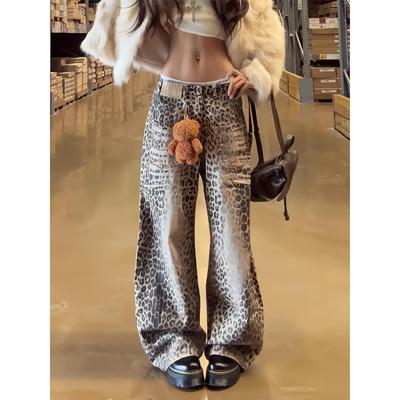 美式覆古美拉德满印豹纹