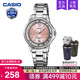 1391D casio卡西欧手表女精致樱花粉学生石英电子官方正品 LTP