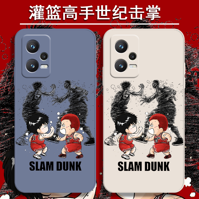 灌篮高手适用红米note12turbo手机壳redmi液态note11tpro+硅胶note10卡通note9动漫note8pro保护壳10xpro软套