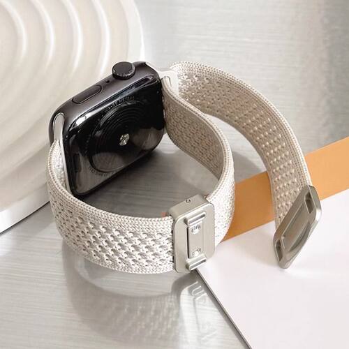 适用vivoWatch6表带iqoowatch5针织镂空VIVO watch5磁吸手表腕带6
