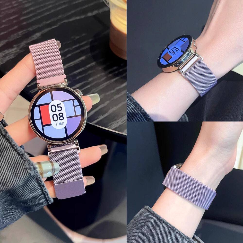 适用荣耀手表X5i表带金属米兰尼斯磁吸表带honor腕带运动荣耀X5