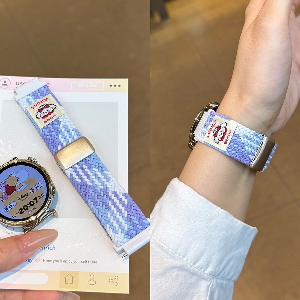 卷毛狗适用GARMIN佳明Forerunner965/265运动表带955/255编织venu