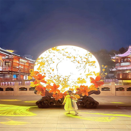 大型传统节日花灯中秋灯光造型