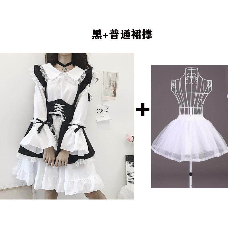 日系女仆装反串洛丽塔女装大佬服装长袖短裙洋装cosplay女佣制服