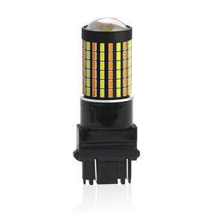 刹车 120SMD行车灯BAY15D转向灯7443 汽车led双色日行灯3157 3014