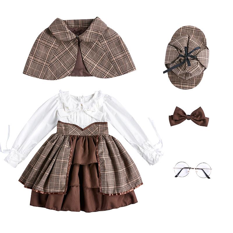 Lolita服英伦学院风cos儿童演出服