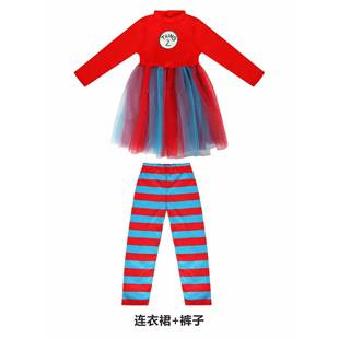 世界读书日儿童演出服1号2号女孩角色扮演服学校派对表演服