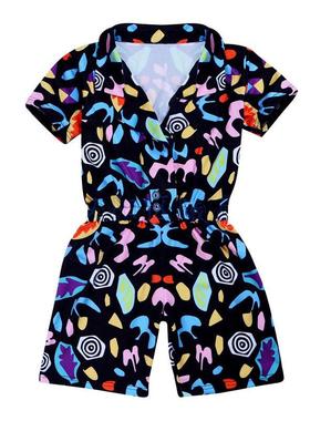 怪奇物语Strangestory3cos服 连身衣儿童短袖万圣节圣诞节cos服装