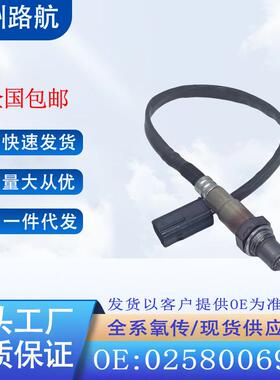 适用长安之星悦翔神骐跨越五菱铃木春风摩托氧传感器0258006974