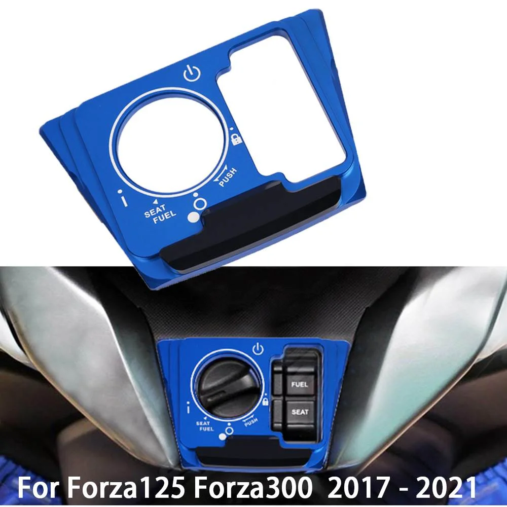 适用本田佛沙300 Forza350 NSS350改装 电门锁盖 车头锁盖点火锁