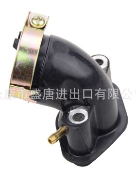 GOOFIT 90度弯曲进气歧管适配GY6 49cc 50cc ATV轻便摩托车