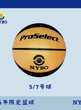 【新品】NYBO&Proselect 马年限定篮球 黑金 吸湿PU材质