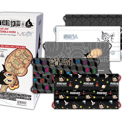 新款2023阿童木AstroBoy李斯丹妮三层洋气口 罩港同款气质立体式