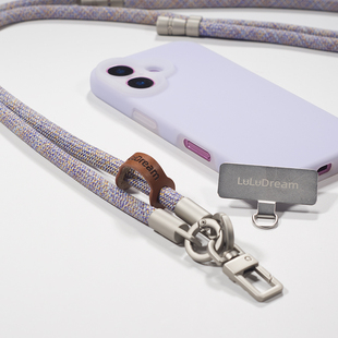 可调节手机挂绳斜跨长款 挂脖7MM结实耐用女高端露营可背相机日系