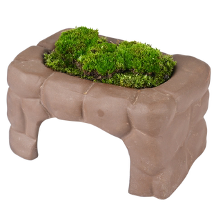 黄缘乌龟专用躲避洞安缘闭壳龟半水龟饲养箱造景保湿蓄水躲避屋窝