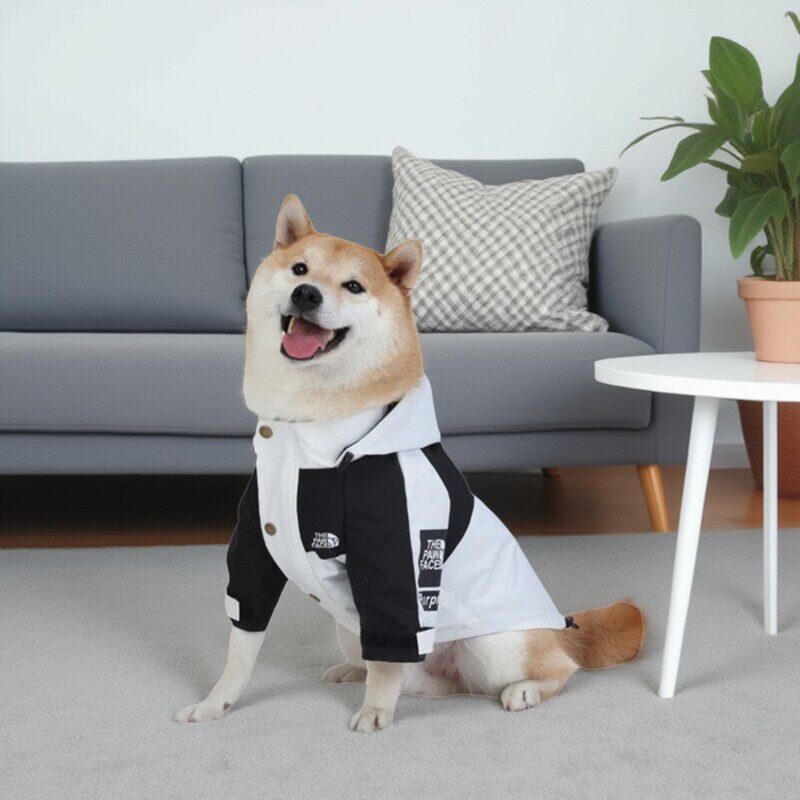 秋冬宠物衣服狗狗冲锋衣防水防风保暖狗狗衣服雨衣柴犬萨摩边境牧