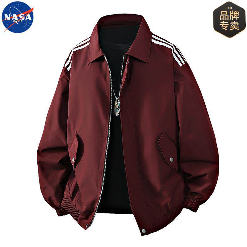 NASA品牌联名高级感痞帅运动夹克