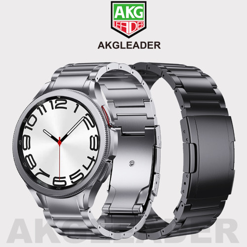 AKGLEADER钛合金宽版手表带