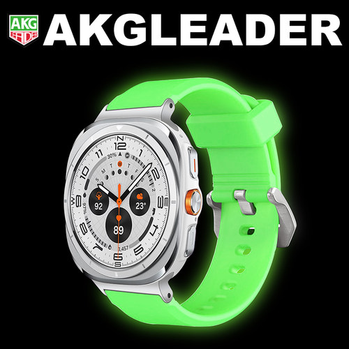 AKGLEADER夜光硅胶运动潮牌表带