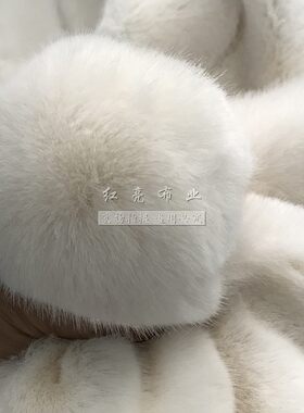 加厚仿水貂绒皮草布料毛绒面料
