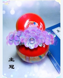 《泪绡》古装人鱼姬发冠龙女鲛人头饰发簪子宫廷古风汉服配饰流苏